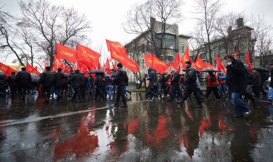 "Русский марш" в Санкт-Петербурге