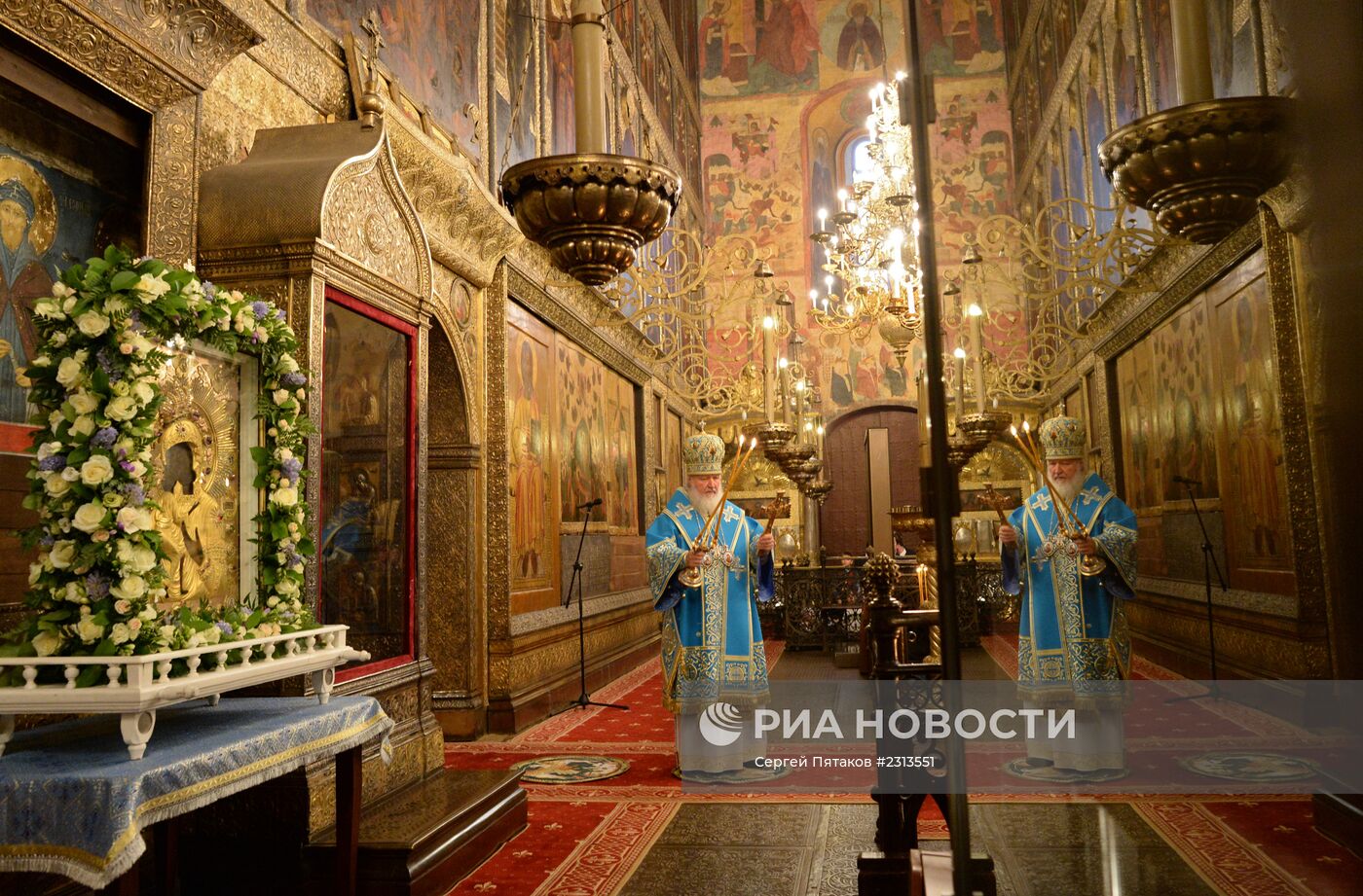 Патриаршее служение в Успенском соборе Московского Кремля