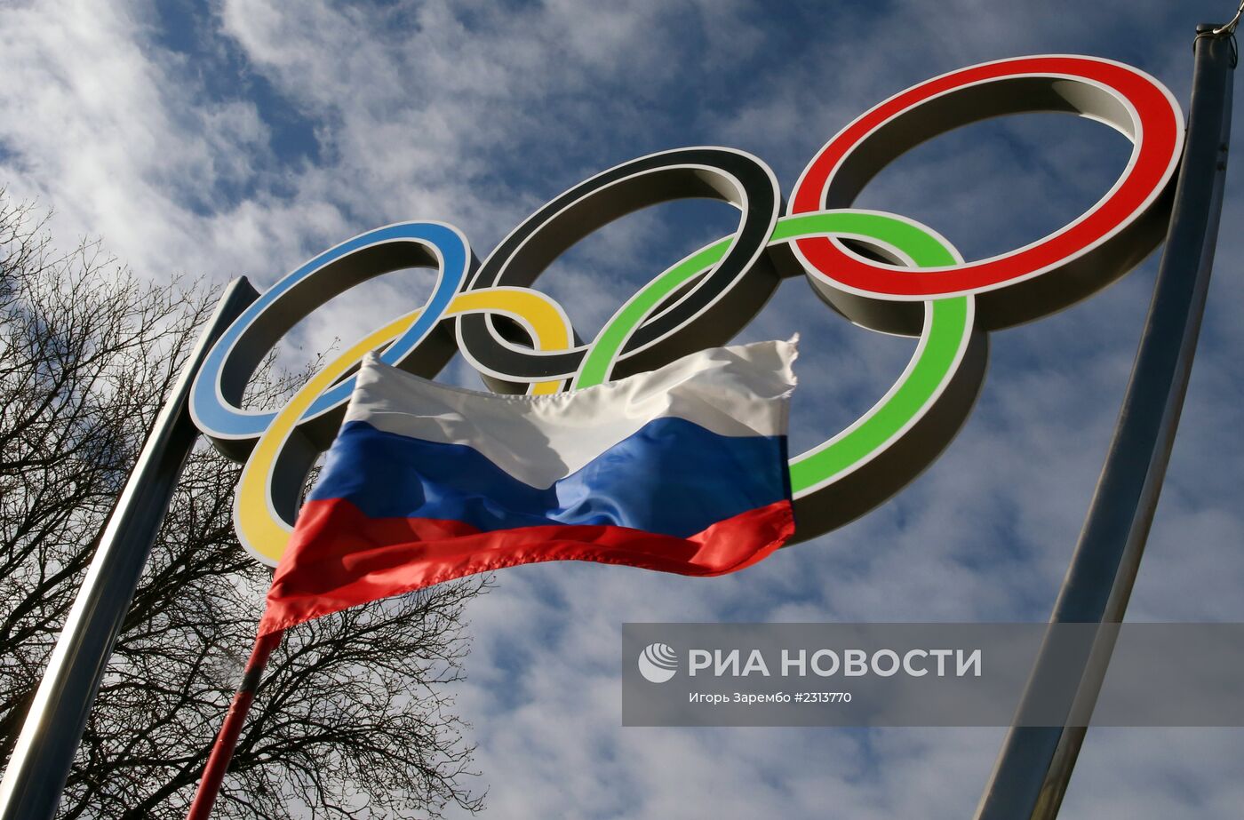 Олимпийские кольца установлены в Калининграде