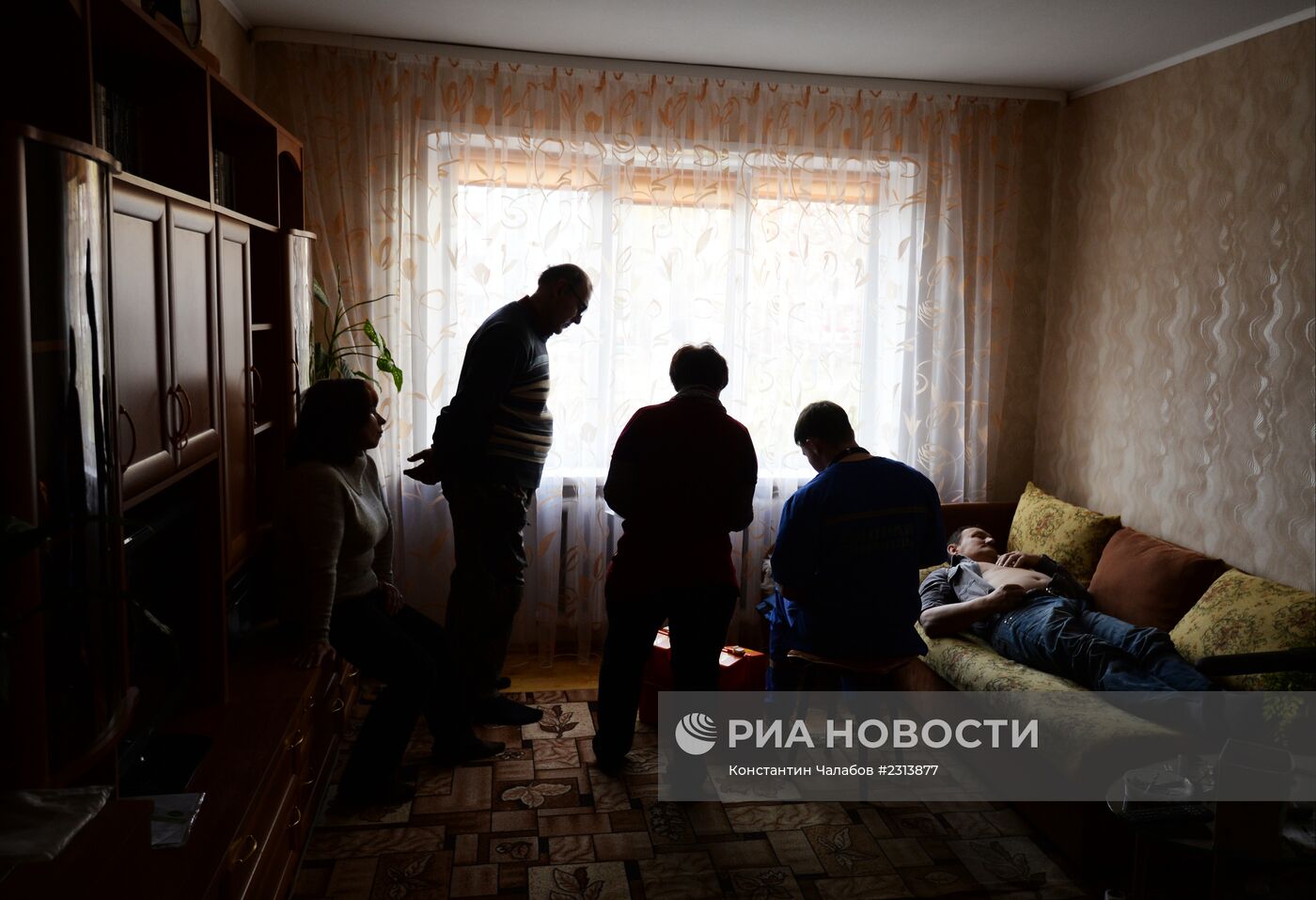 Работа бригады скорой помощи в Великом Новгороде