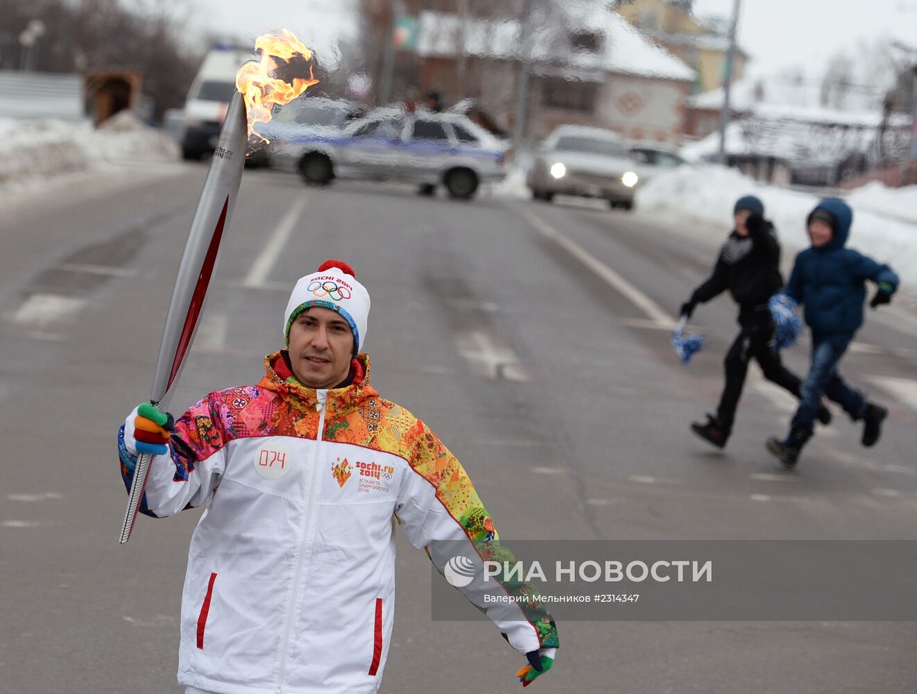 Эстафета Олимпийского огня. Ханты-Мансийск