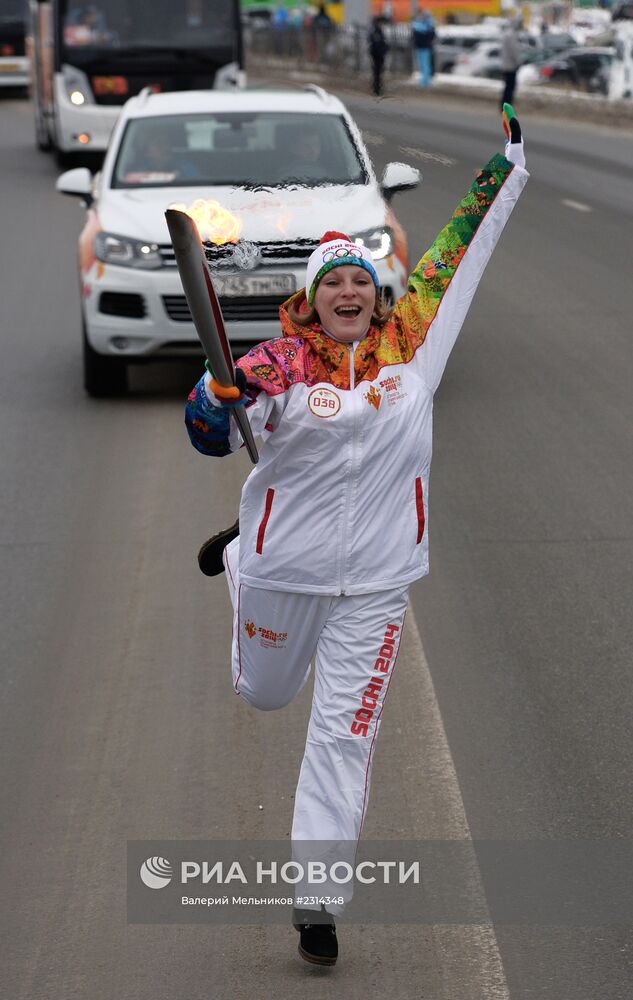 Эстафета Олимпийского огня. Ханты-Мансийск