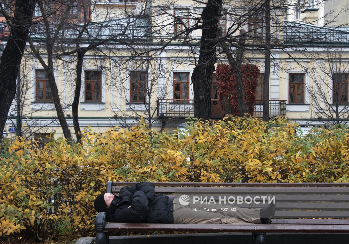 Теплая погода в Москве