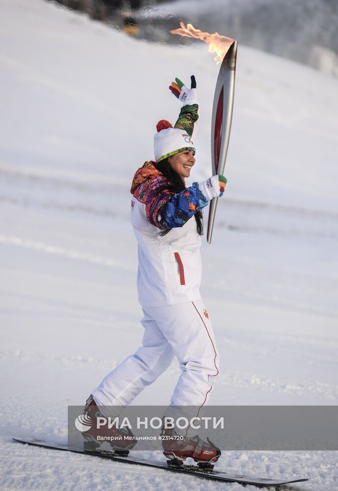 Эстафета Олимпийского огня. Ханты-Мансийск