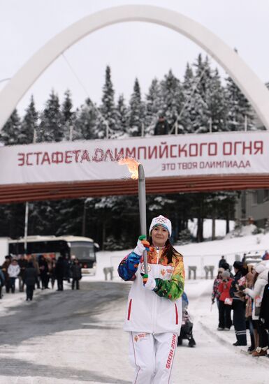 Эстафета Олимпийского огня. Ханты-Мансийск