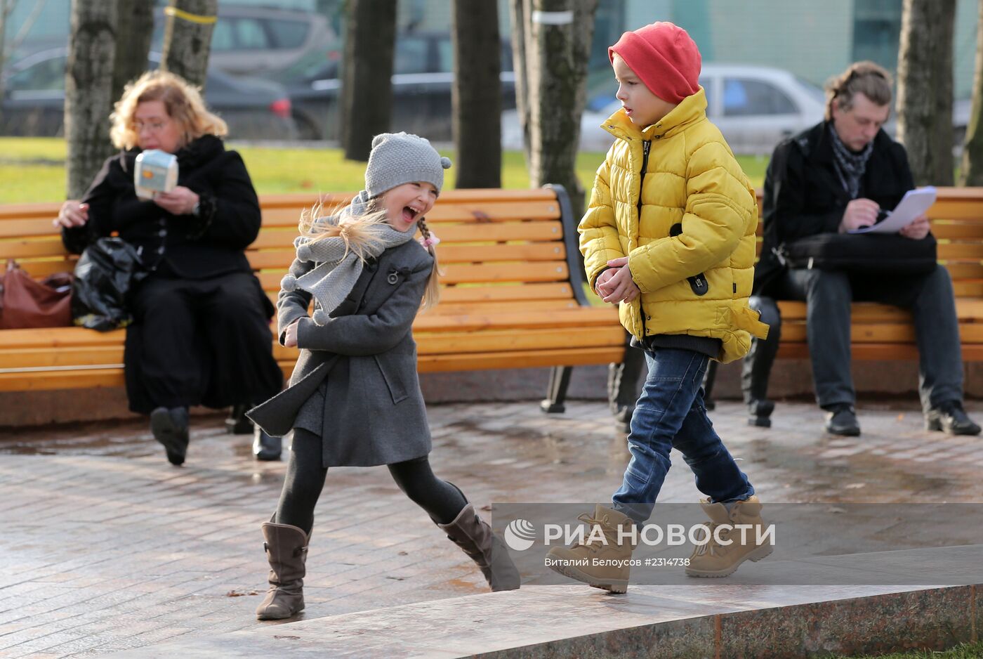 Теплая погода в Москве