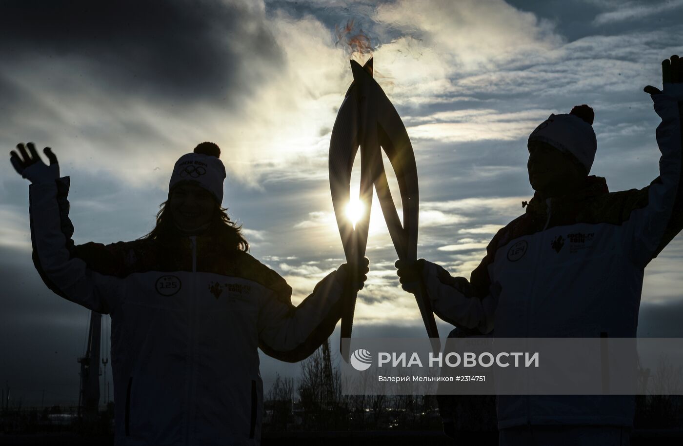 Эстафета Олимпийского огня. Ханты-Мансийск