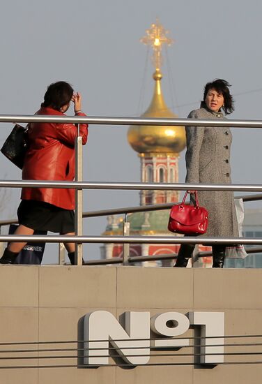 Теплая погода в Москве