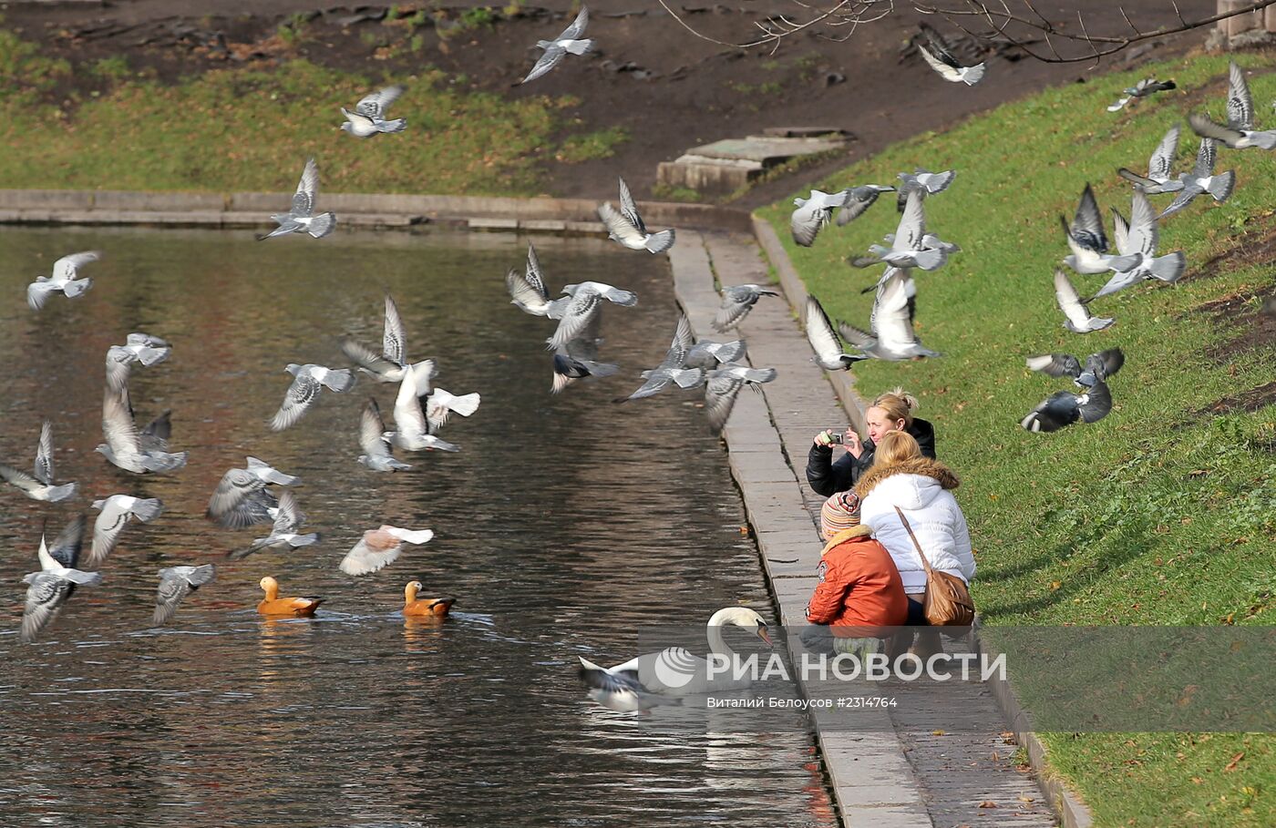 Теплая погода в Москве