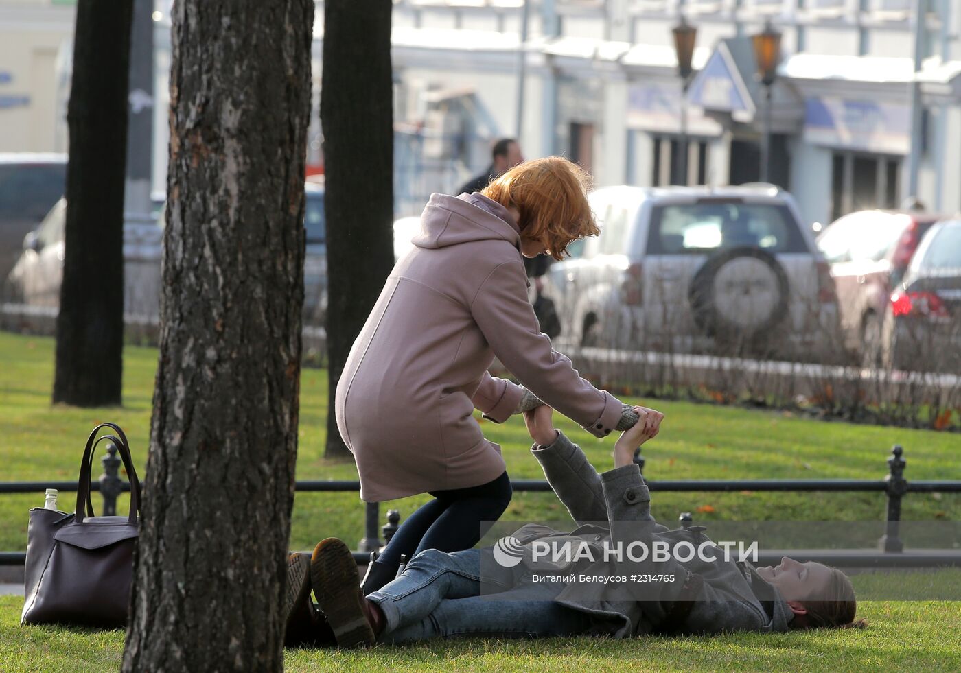 Теплая погода в Москве