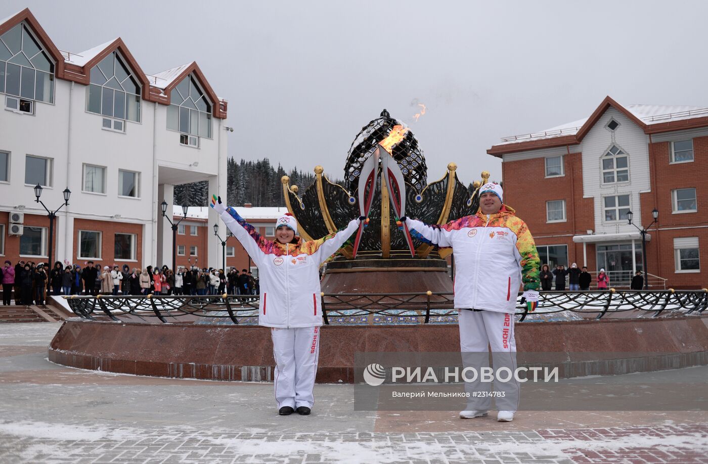 Эстафета Олимпийского огня. Ханты-Мансийск
