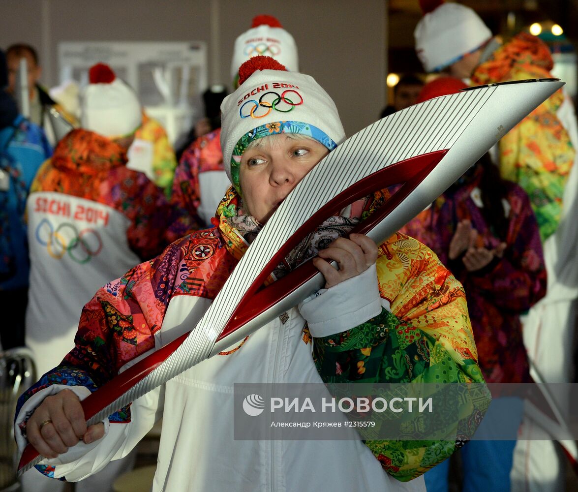 Эстафета Олимпийского огня. Норильск