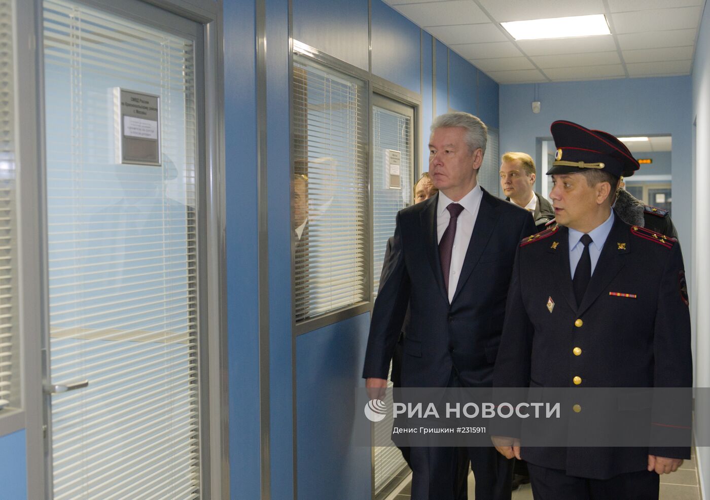 С.Собянин открыл отремонтированное здание отдела полиции по району Красносельский