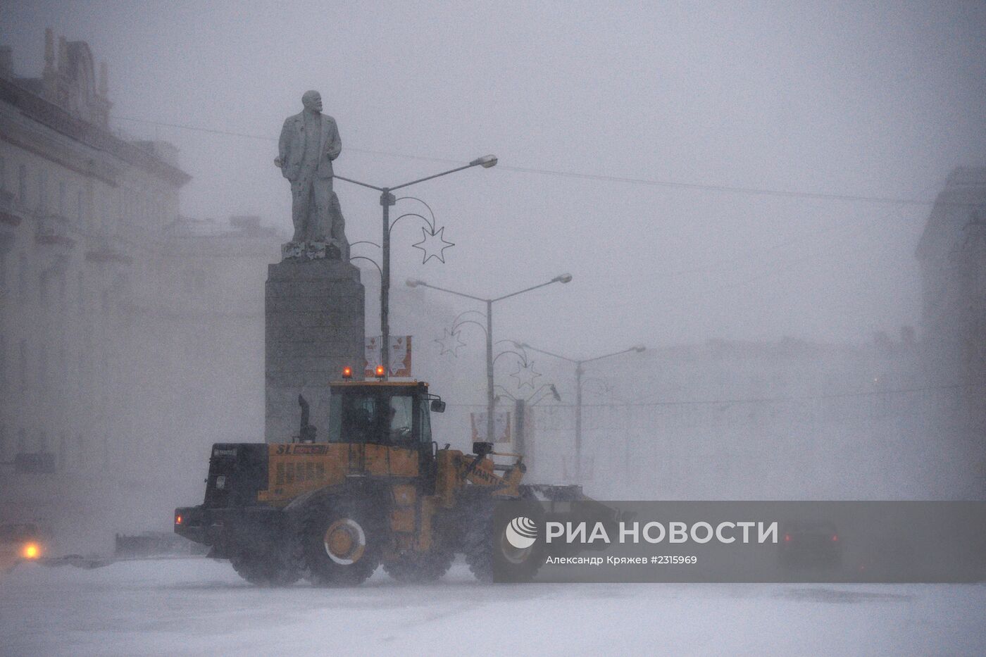 Метель в Норильске