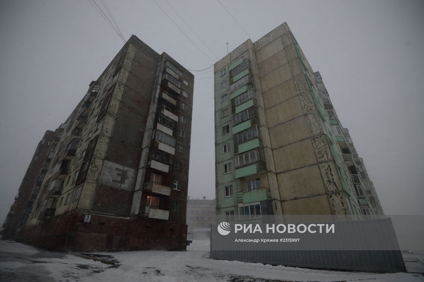 Метель в Норильске