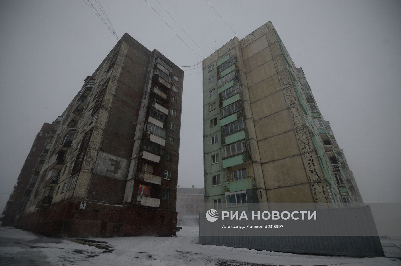 Метель в Норильске