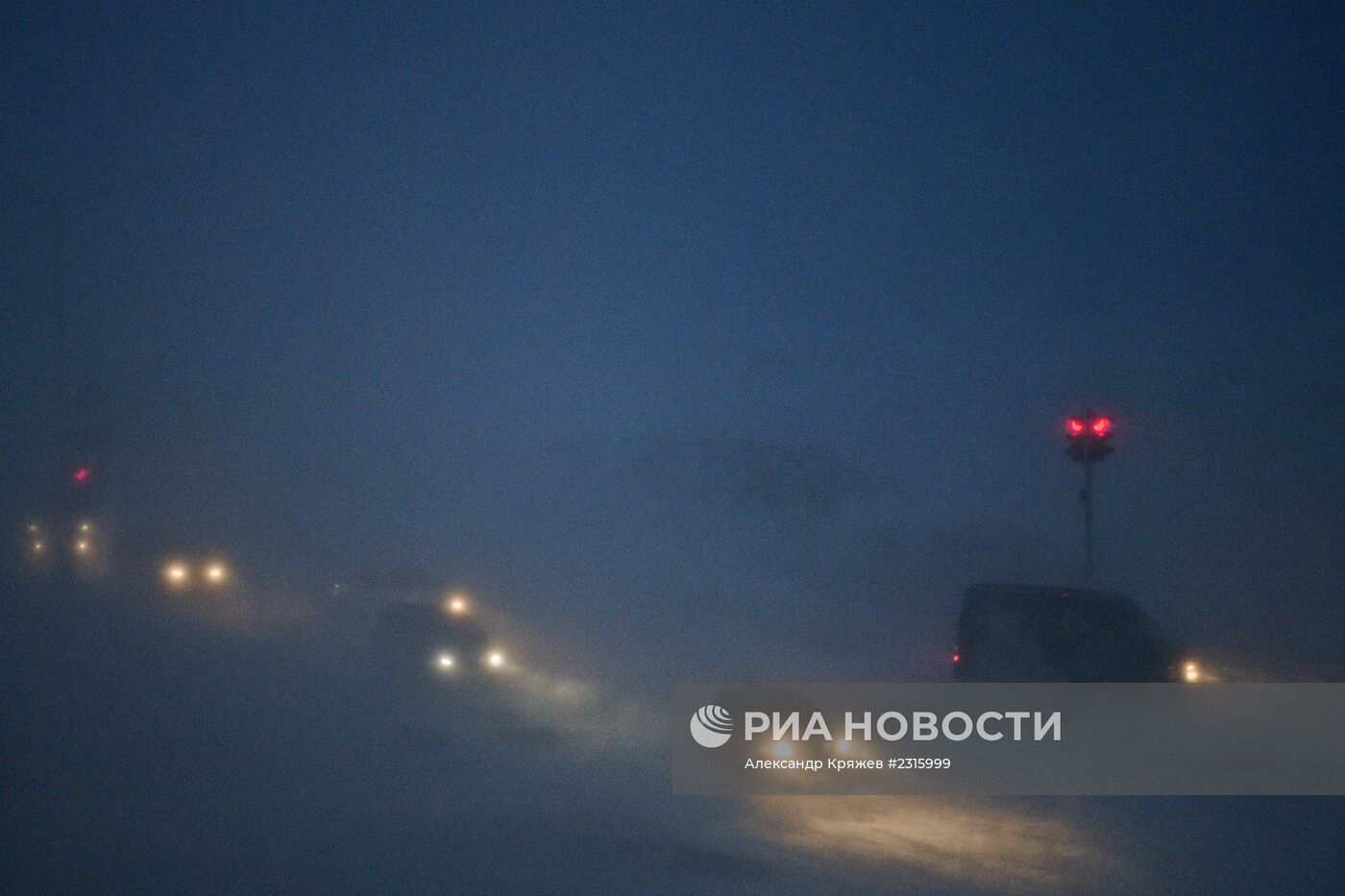 Метель в Норильске