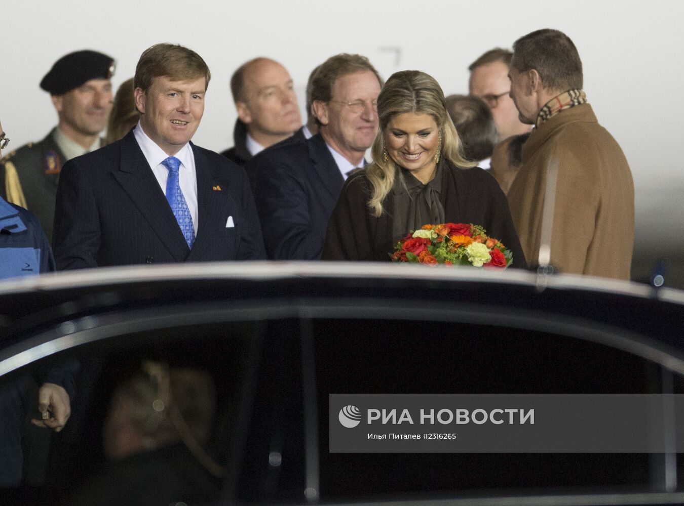 Король Нидерландов Виллем-Александр и королева Максима прибыли в Россию