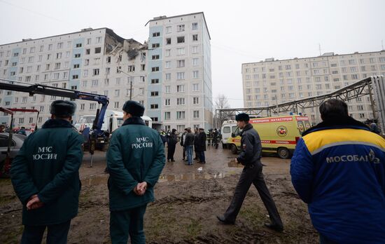 Взрыв газа произошел в девятиэтажке в Подмосковье