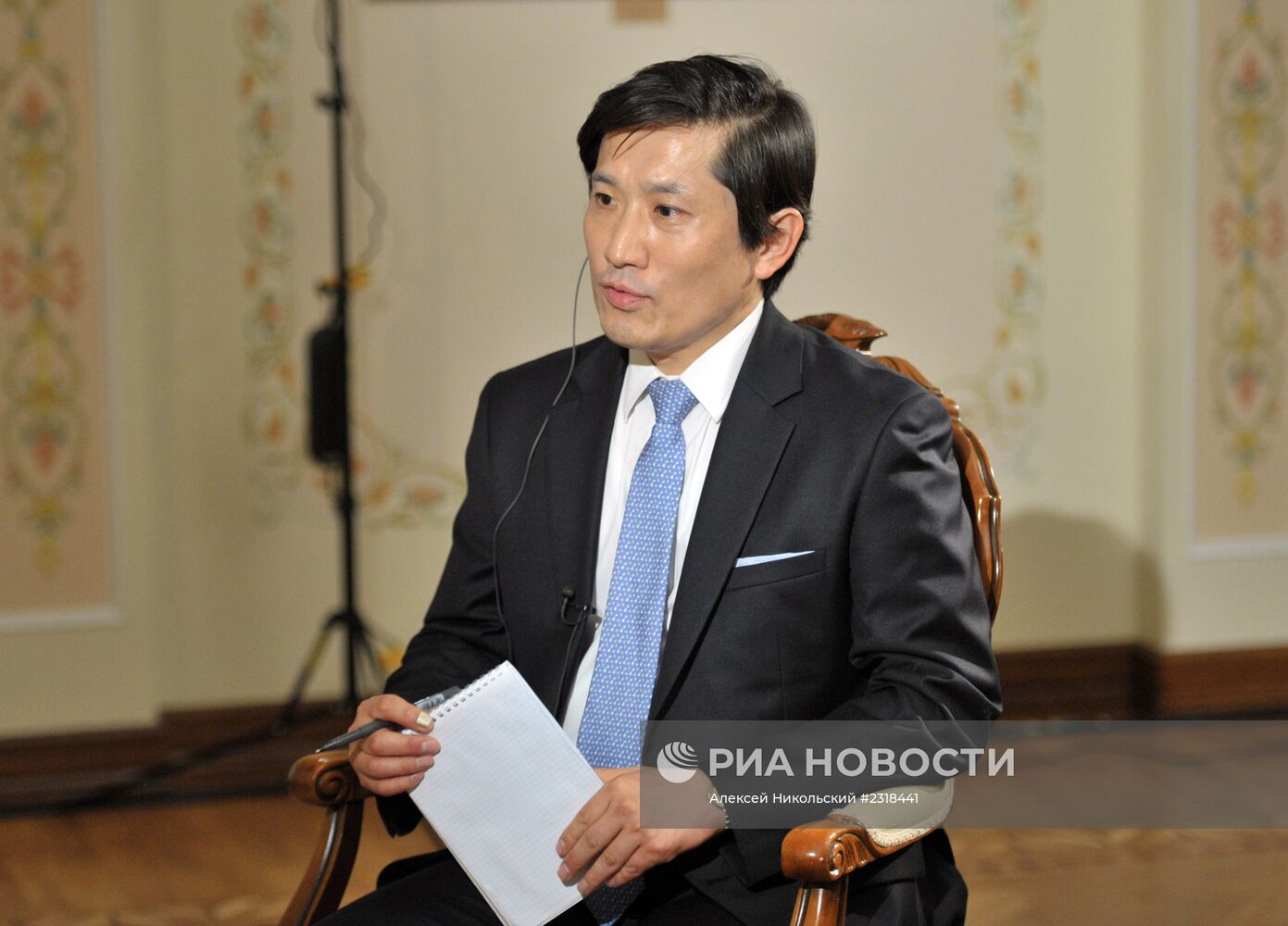 В.Путин дал интервью южнокорейской телерадиокомпании KBS