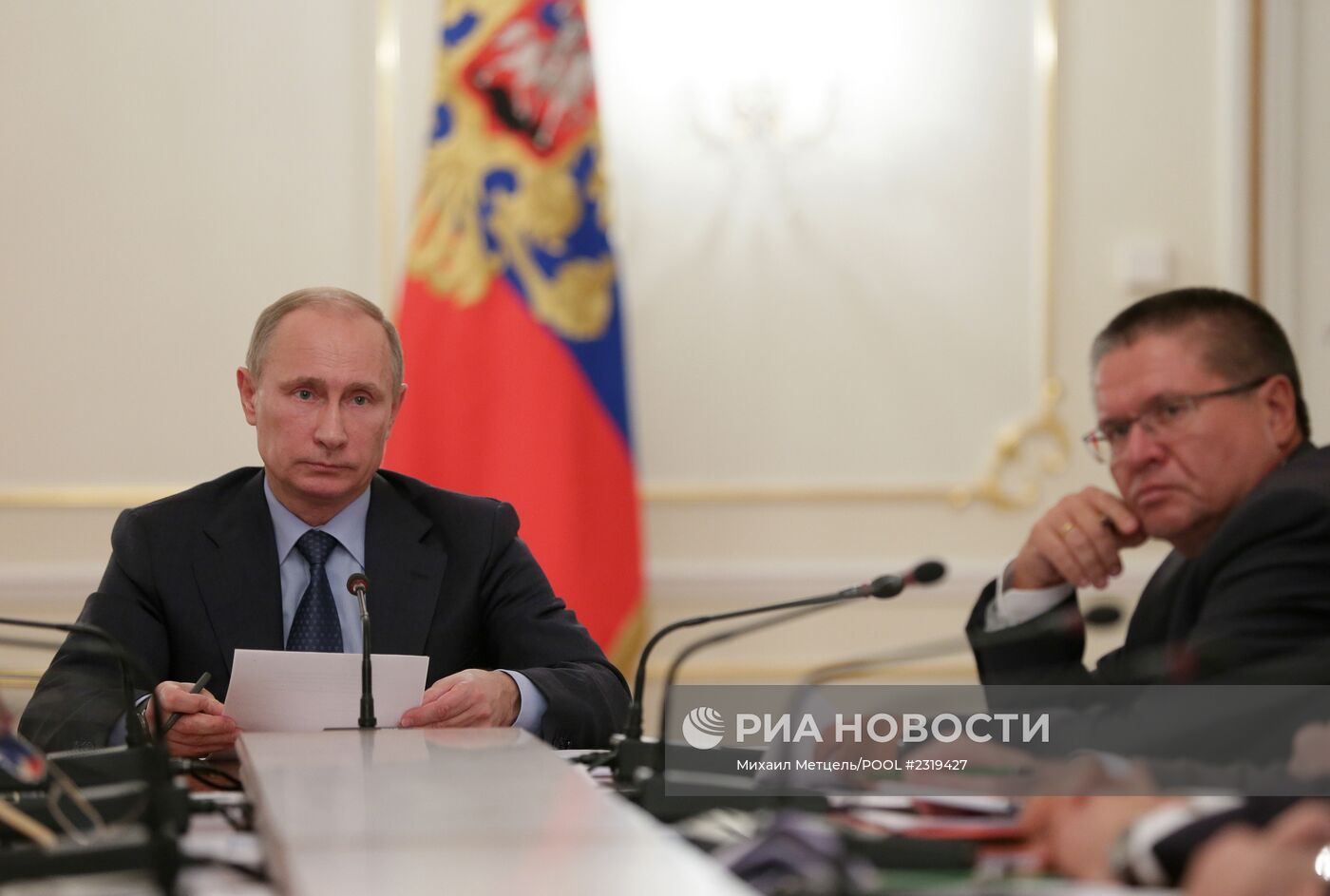 В.Путин провел заседание в Ново-Огарево