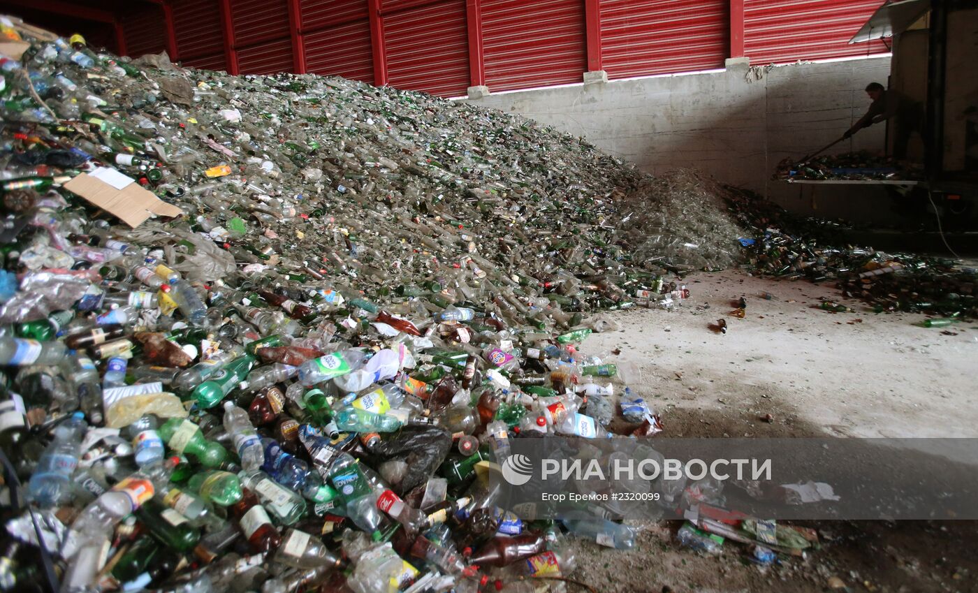 Завод по сортировке и переработке смешанного тарного стеклобоя в Минске