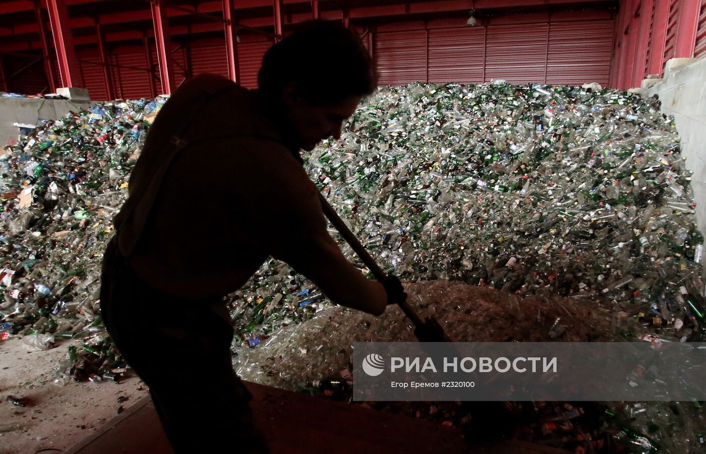 Завод по сортировке и переработке смешанного тарного стеклобоя в Минске