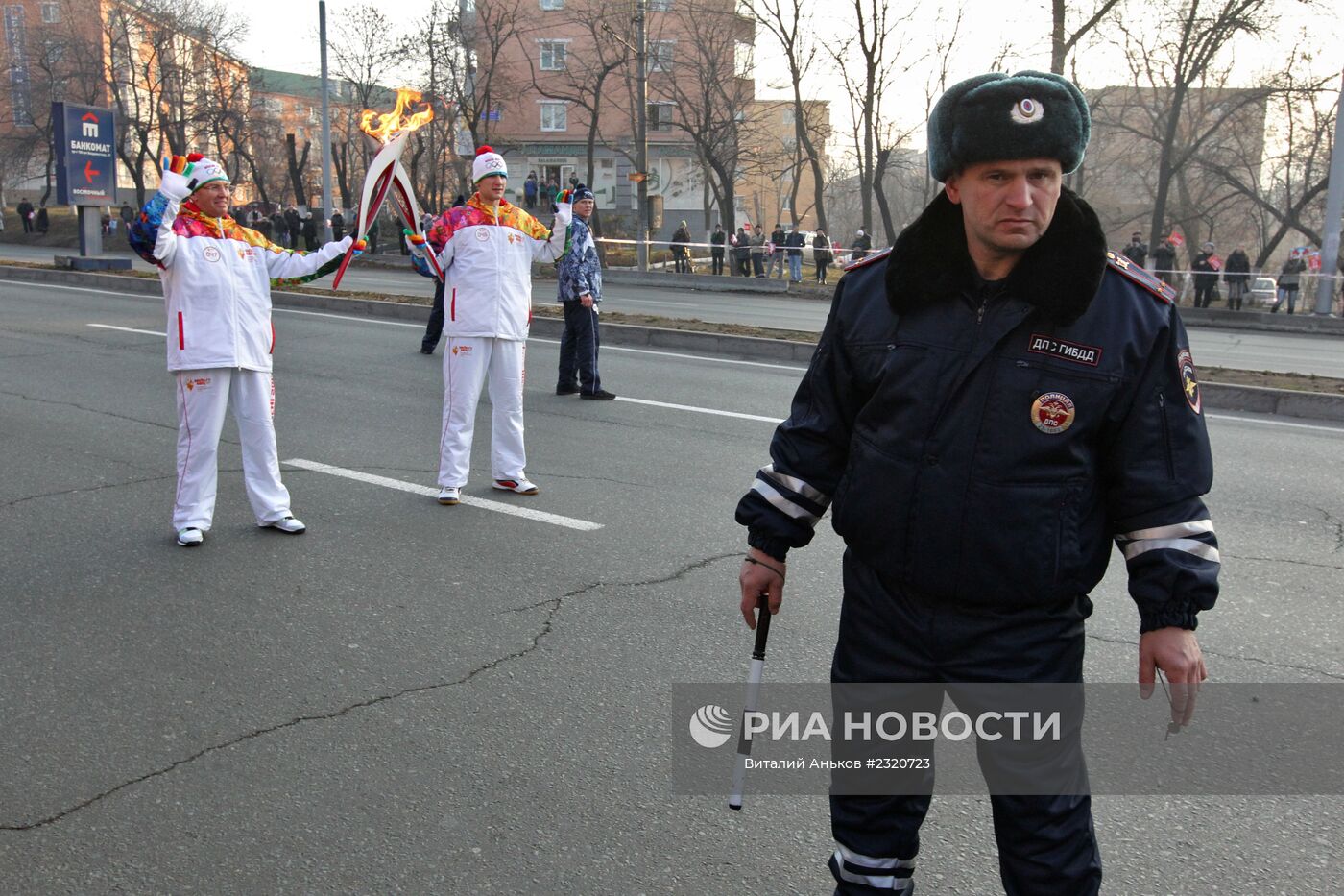 Эстафета Олимпийского огня. Владивосток. День 2