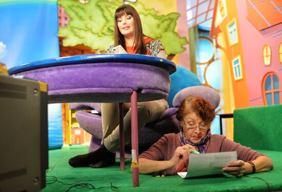 Съемка передачи "Спокойной ночи, малыши!"