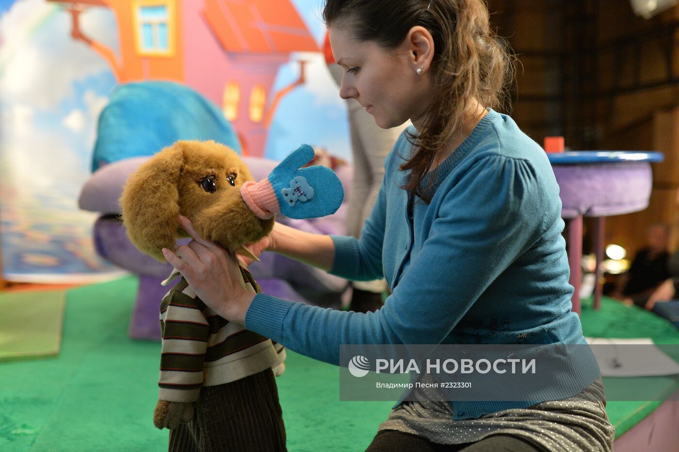 Съемка передачи "Спокойной ночи, малыши!"