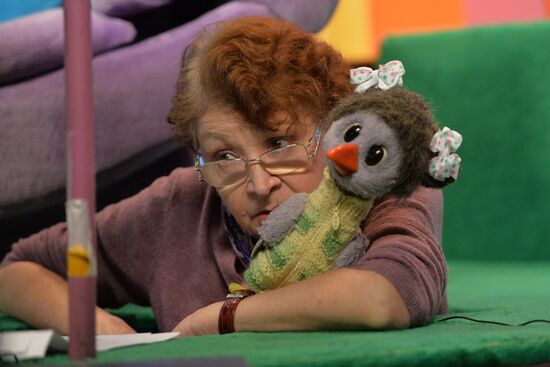 Съемка передачи "Спокойной ночи, малыши!"