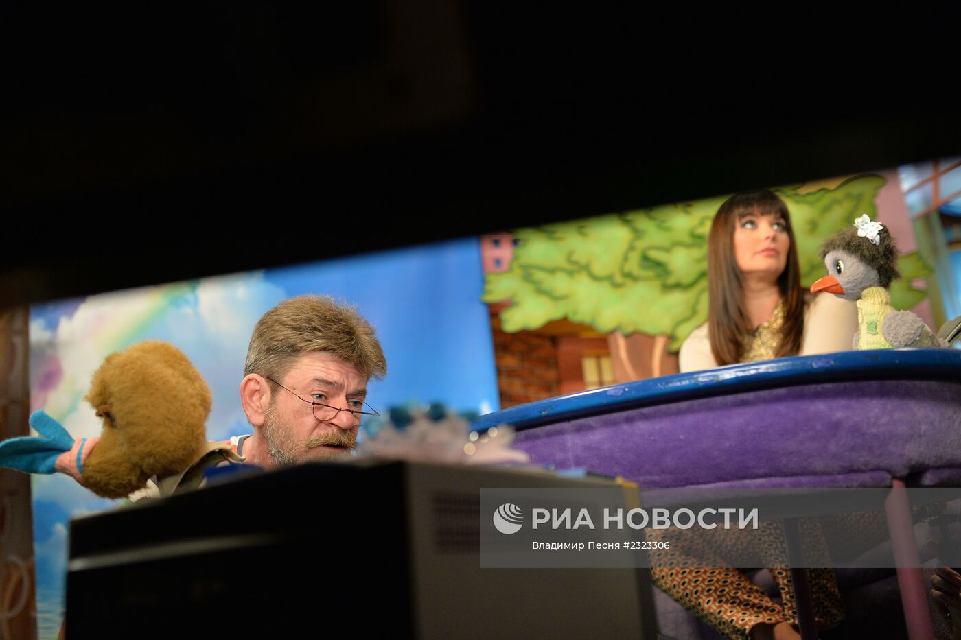 Съемка передачи "Спокойной ночи, малыши!"