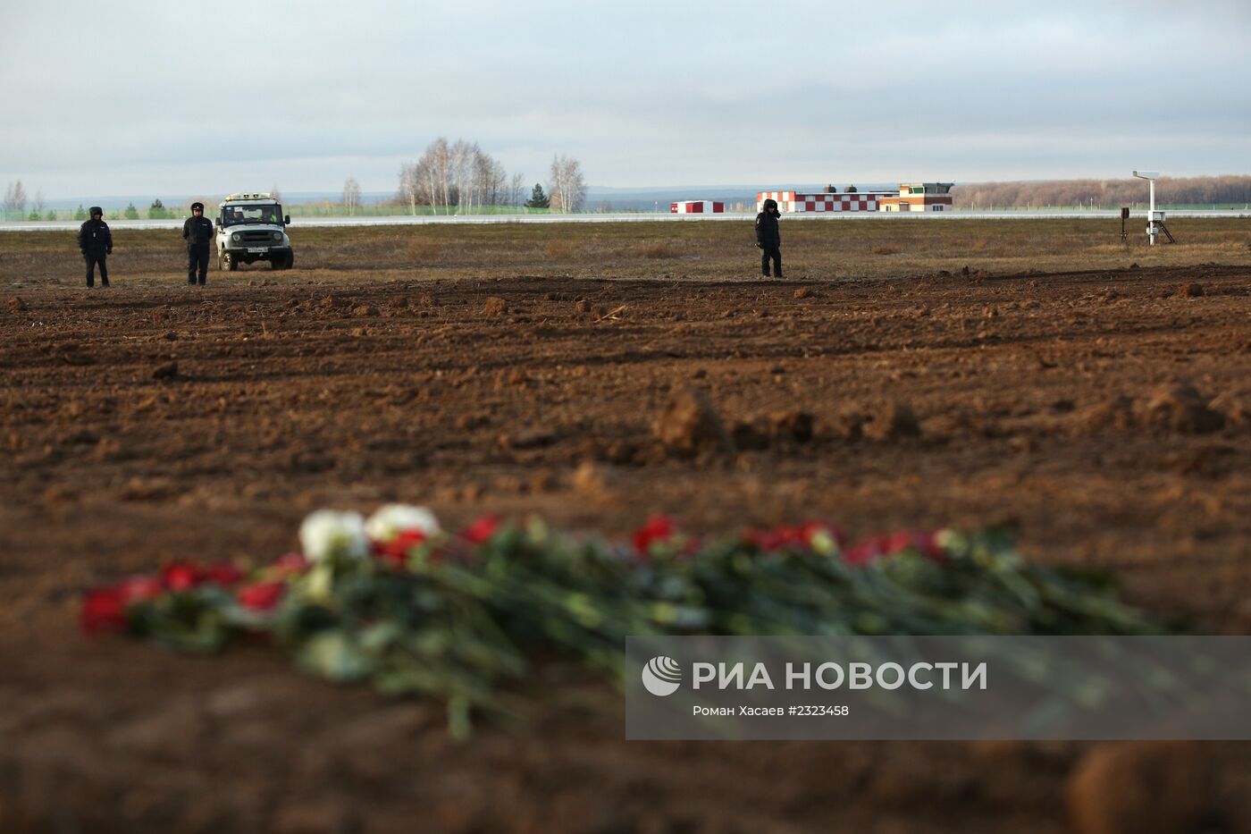 Специалисты выровняли воронку на месте крушения самолета Boeing 737 в Казани