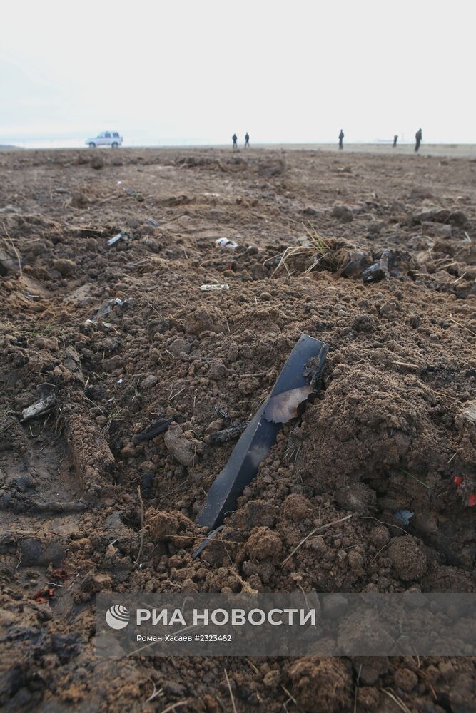 Специалисты выровняли воронку на месте крушения самолета Boeing 737 в Казани