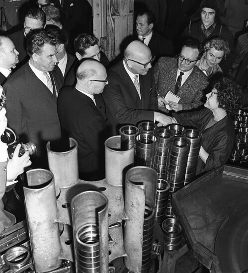 Президент Финляндии У.К. Кекконен в Москве