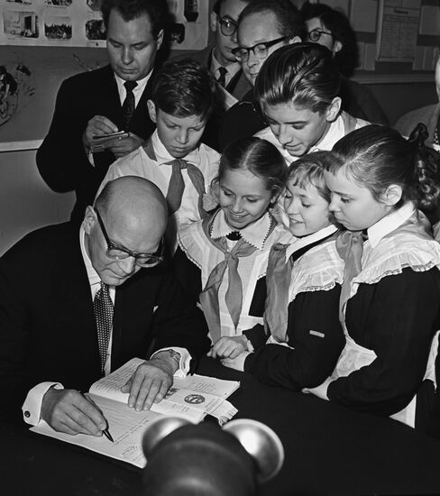 Президент Финляндии У.К. Кекконен в Москве