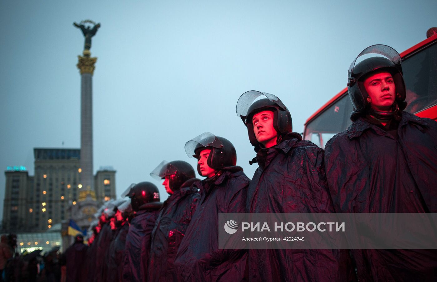 Акции сторонников вступления в Евросоюз на Майдане