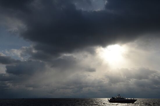 Эстафета Олимпийского огня. Байкал