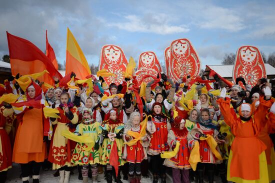 Эстафета Олимпийского огня. Байкал