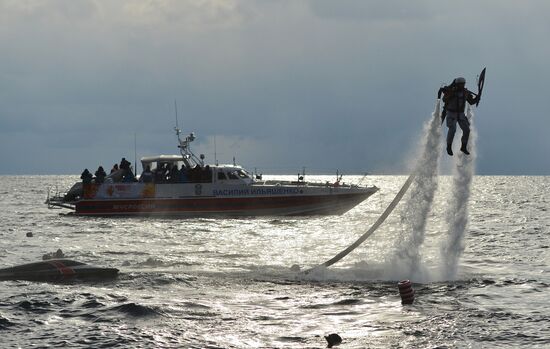 Эстафета Олимпийского огня. Байкал