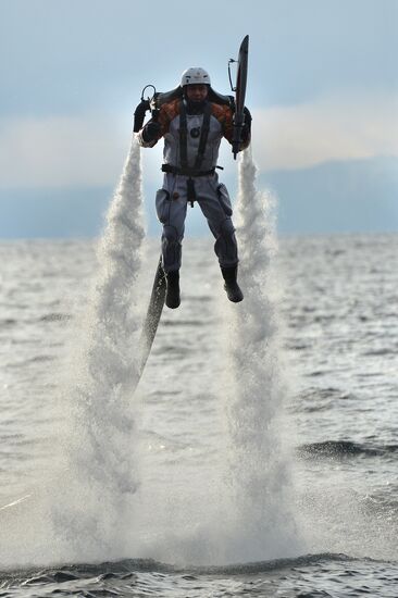 Эстафета Олимпийского огня. Байкал