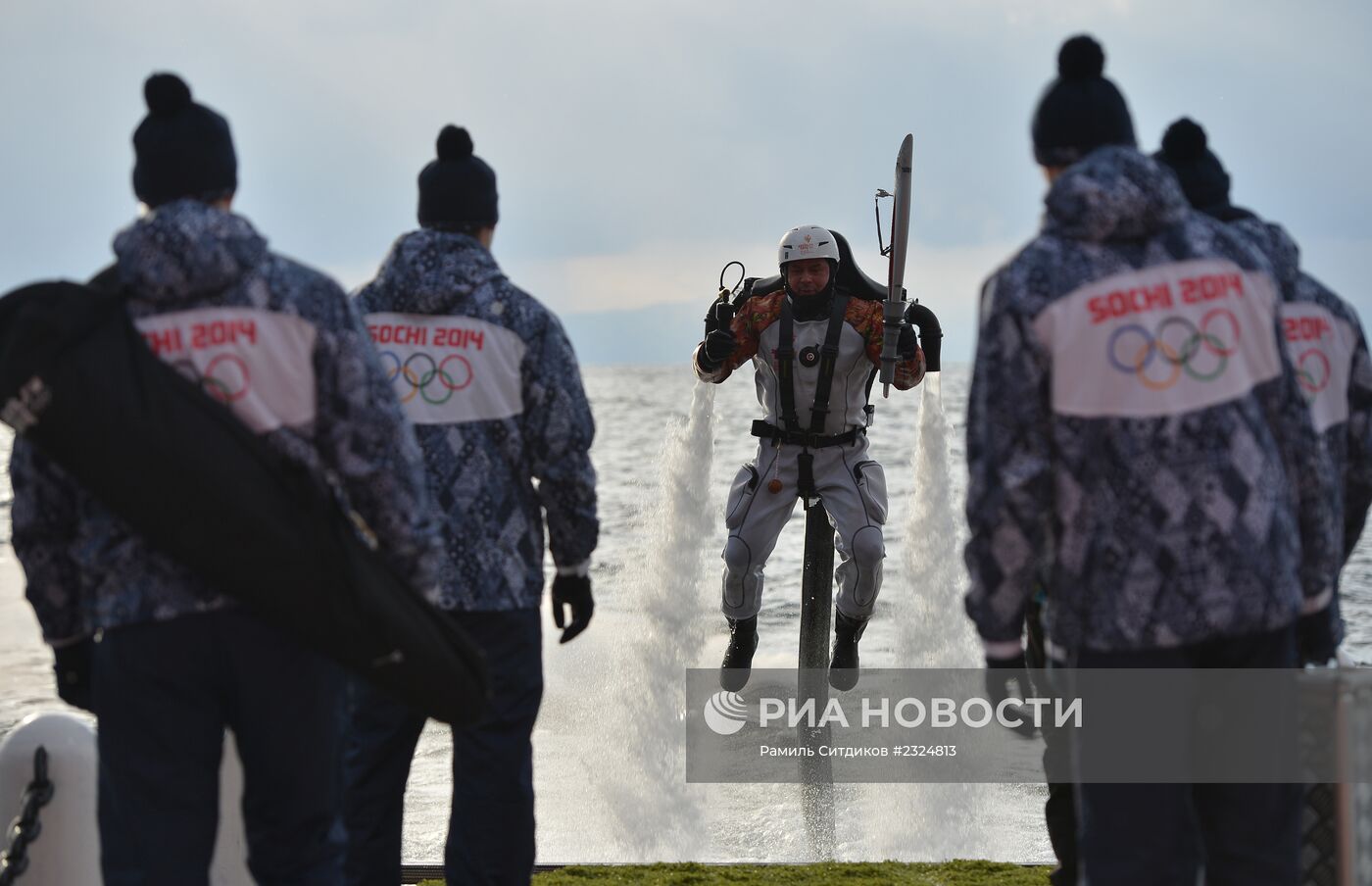 Эстафета Олимпийского огня. Байкал