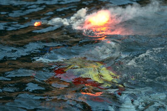 Эстафета Олимпийского огня. Байкал