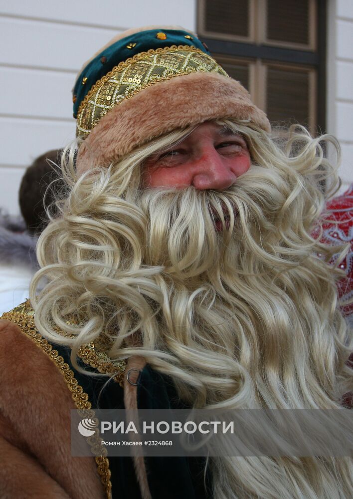 Парад Дедов Морозов в Казани