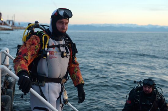 Эстафета Олимпийского огня. Байкал