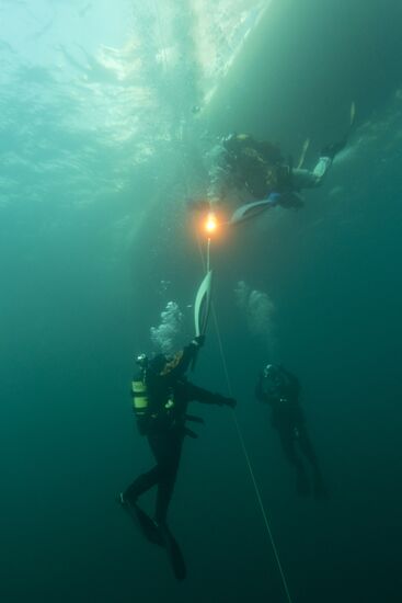 Эстафета Олимпийского огня. Байкал