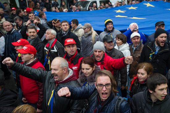 Митинг "За европейскую Украину" в Киеве