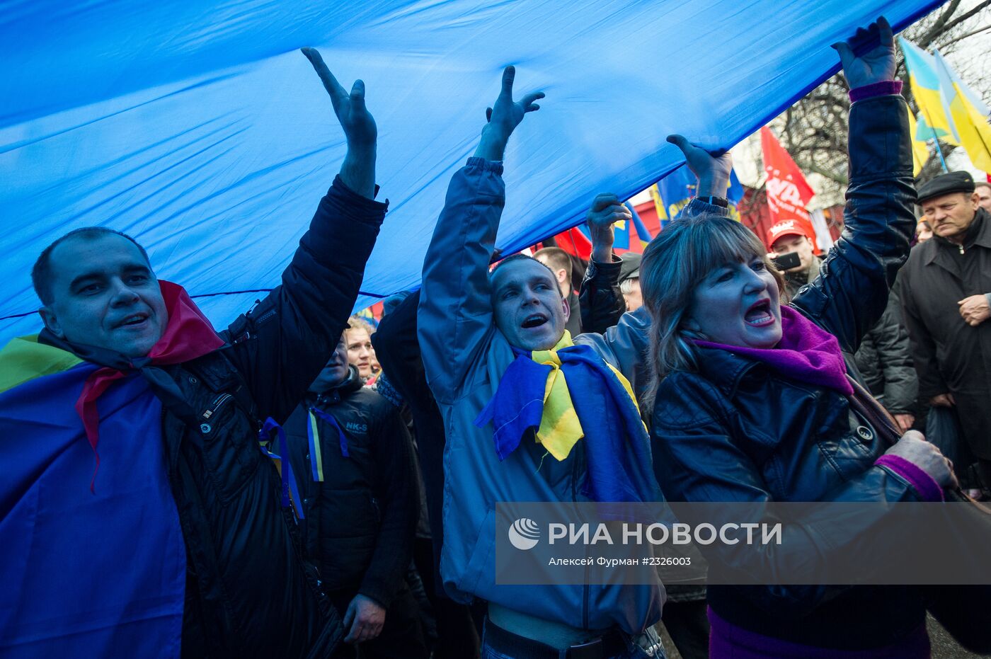 Митинг "За европейскую Украину" в Киеве