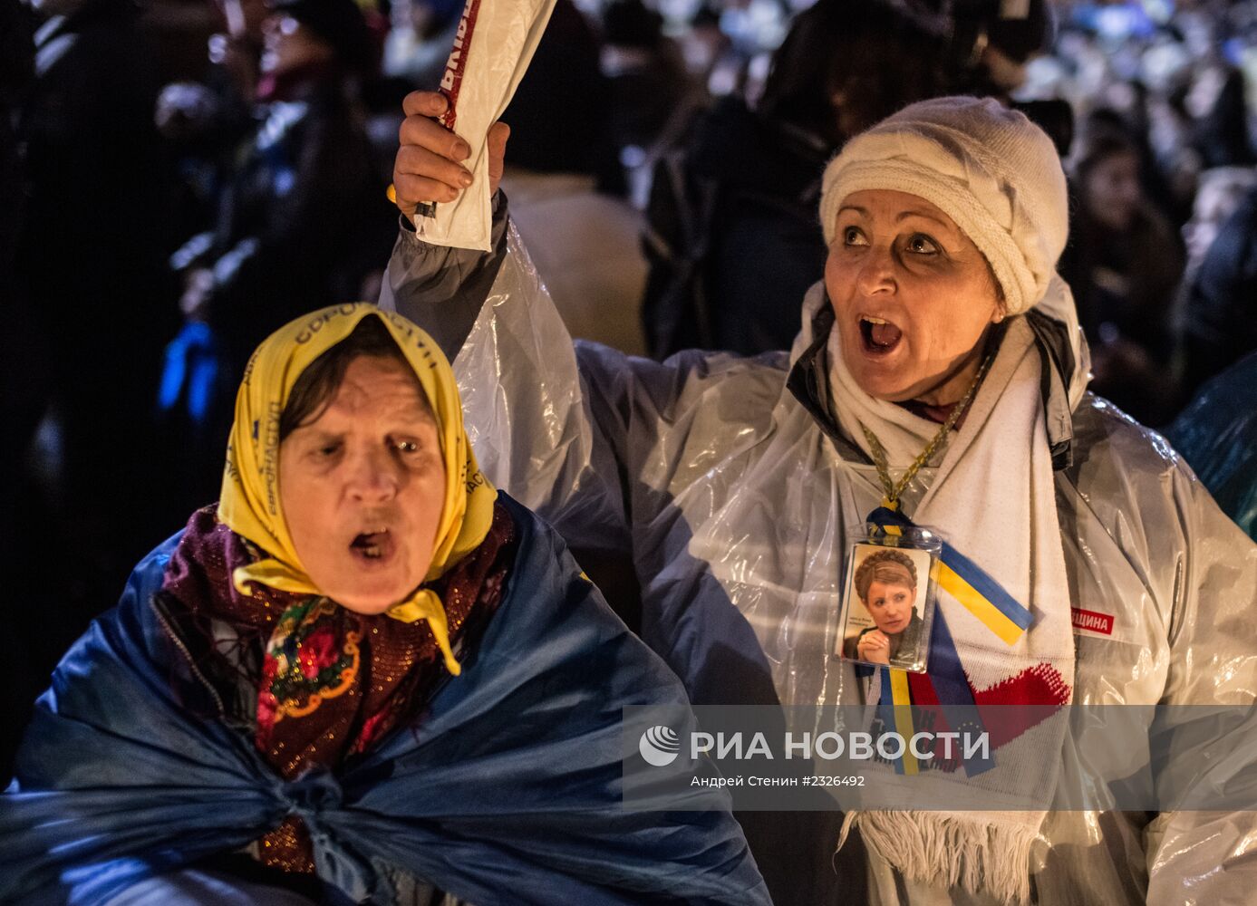 Митинг сторонников евроинтеграции Украины в Киеве