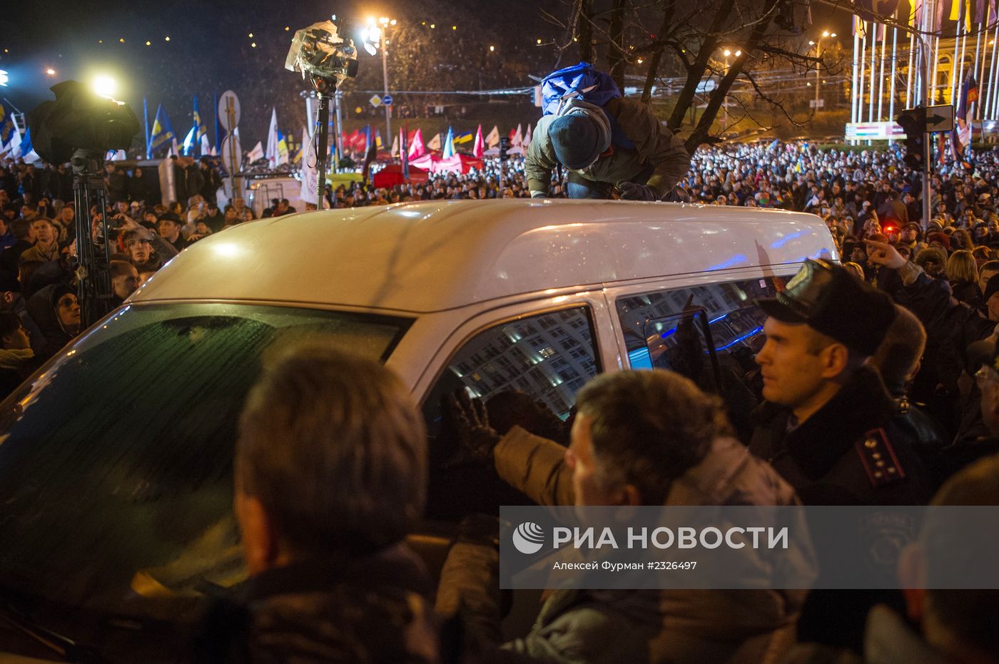 Митинг сторонников евроинтеграции Украины в Киеве